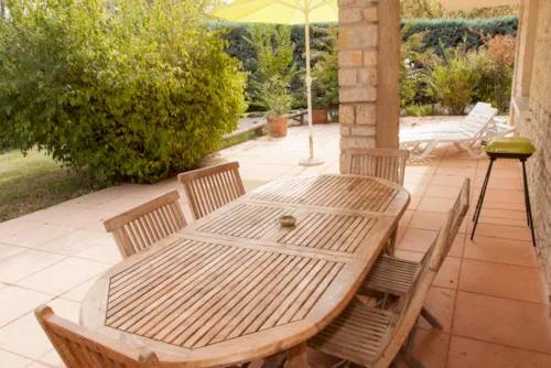 Location - Gîte Les Oliviers 80M² Premium (2Ch - 8Pers) + Lv + Terrasse + Jardin - image n°8 - Camping Les Paillotes en Ardèche