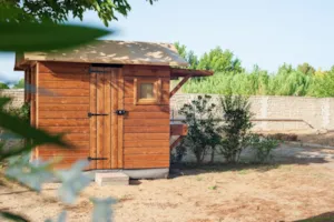  - Premium package with individual sanitary - Camping Les Paillotes en Ardèche