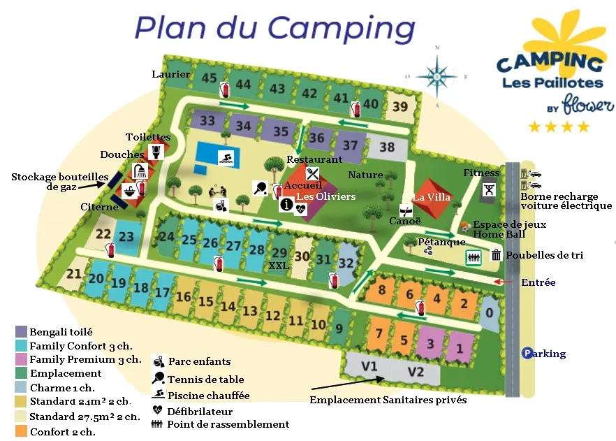 Flower Camping Les Paillotes en Ardèche