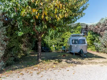 Stellplatz - Naturpaket - 2 Personen + Fahrzeug - Camping Les Paillotes en Ardèche