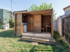  - Premium package with individual sanitary and kitchen corner - Camping Les Paillotes en Ardèche