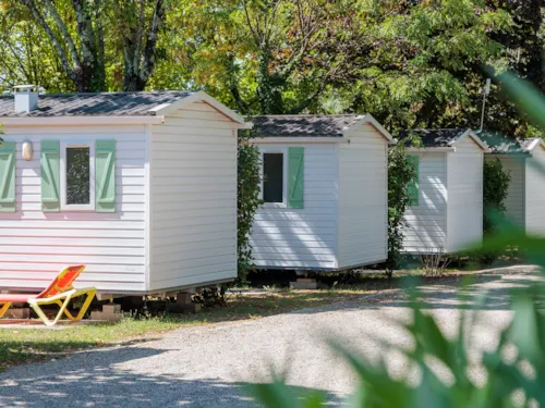 Location - Mobil-Home 24M² Standard (2Ch - 4Pers.) + Paillote Extérieure - image n°8 - Camping Les Paillotes en Ardèche