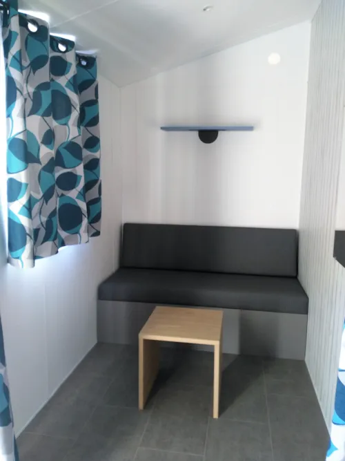 Location - Mobil-Home Charme 20M² Confort (1Ch - 2Pers.) + Clim + Terrasse Non-Couverte - Dim - image n°9 - Camping Les Paillotes en Ardèche