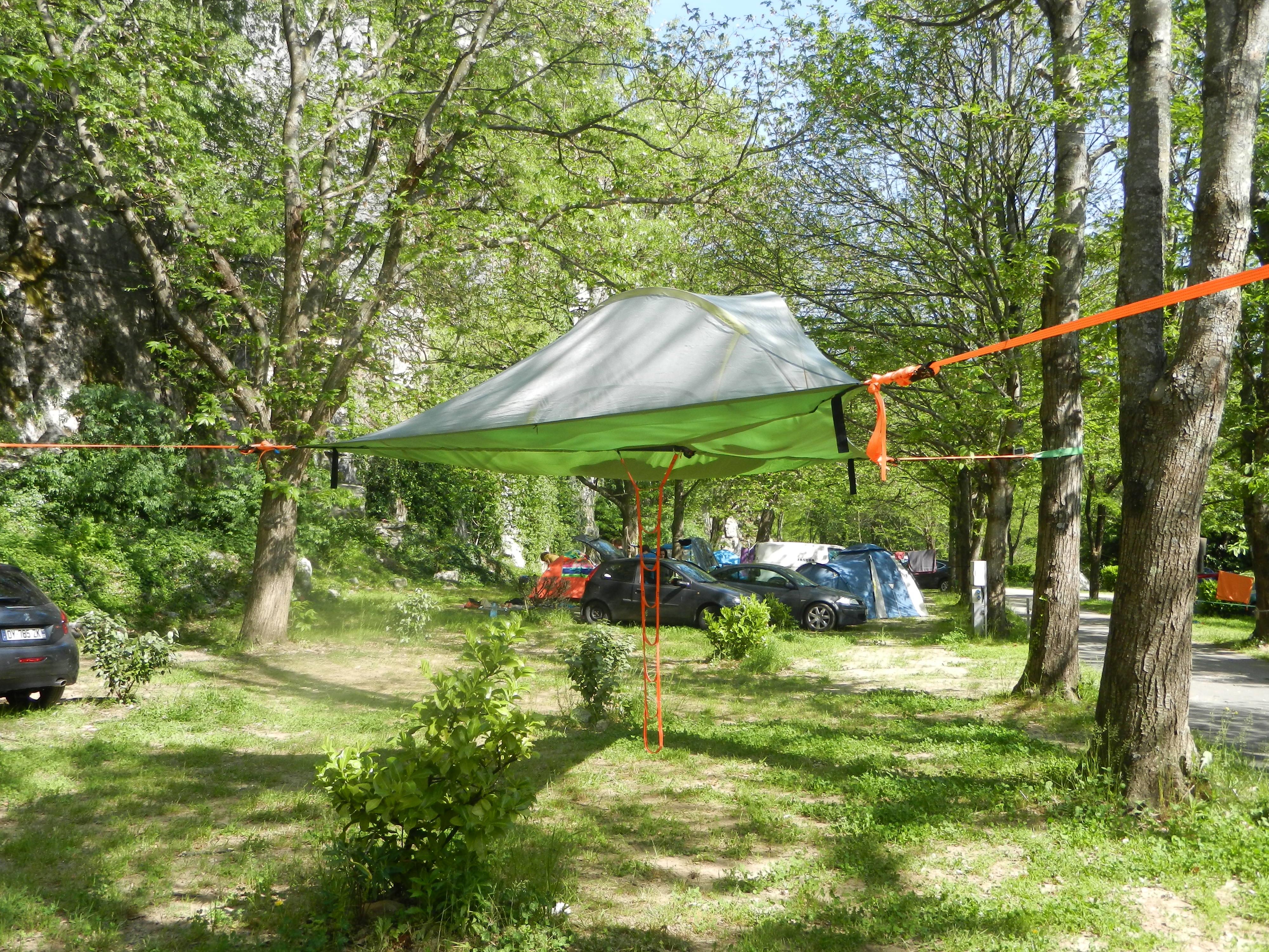 Stellplatz - Slackline Festival Pitche - Camping les Actinidias