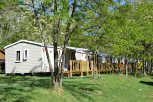 Locatif - STACARAVAN Evolution 27 2 slaapkamers, airconditioning zondag/zondag - Camping les Actinidias