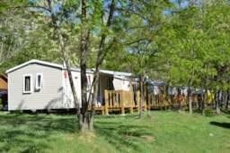 Accommodation - Mobilhome Evolution 27 2 Bedrooms, Air-Conditioned Sunday/Sunday - Camping les Actinidias