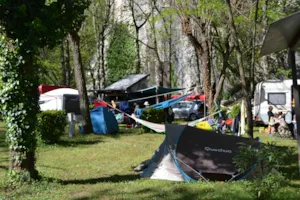 Emplacement - Pakket 2 pers.+ 1 voertuig + tent of caravan + elektriciteit - Camping les Actinidias