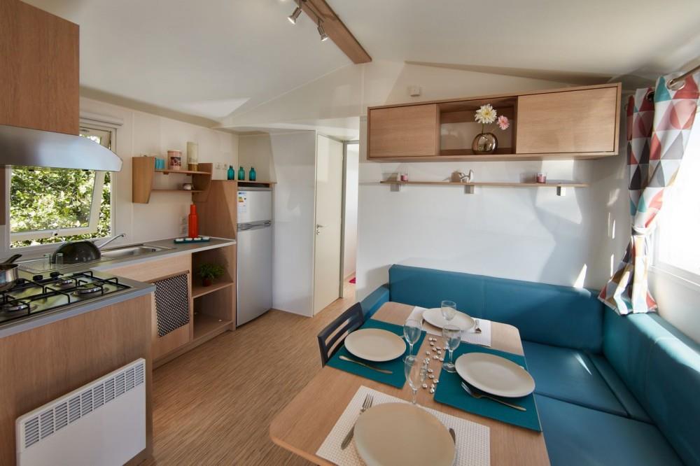 Accommodation - Mobile Home Evolution 29 Ti 2 Rooms Saturday / Saturday - Camping les Actinidias