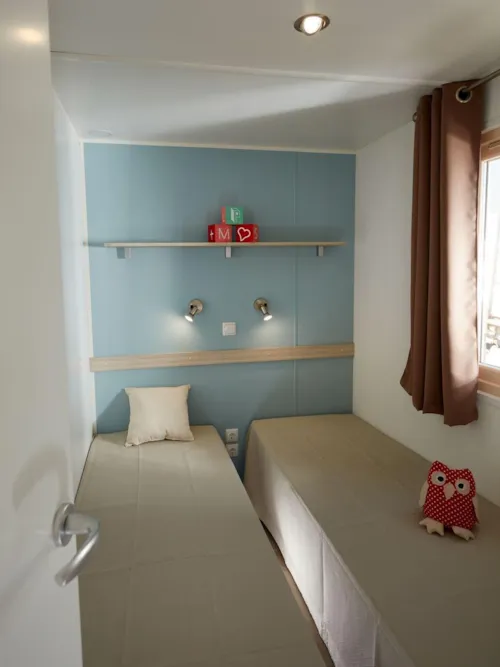 Accommodation - Mobile Home Evolution 33 Tp, 2 Bedrooms, Air-Conditioned Saturday / Saturday - image n°5 - Camping les Actinidias