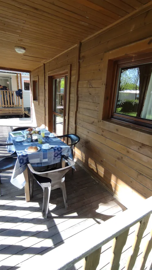 Mietunterkunft - Chalet 5 Personen 2 Schlafzimmer Klimatisiert Samstag/Samstag - image n°7 - Camping les Actinidias