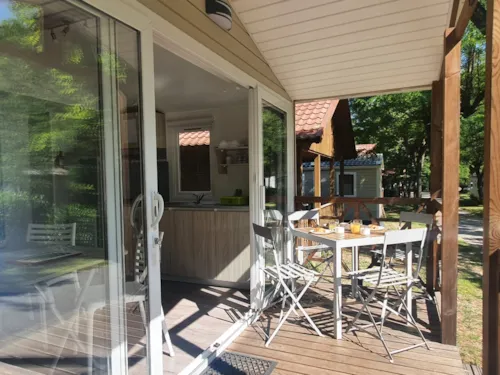 Accommodation - Mobile Home Evolution 33 Tp, 2 Bedrooms, Air-Conditioned Saturday / Saturday - image n°9 - Camping les Actinidias