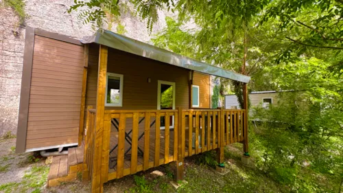 Mietunterkunft - Super Mercure Mobilheim 2 Schlafzimmer, Klimatisiert Samstag / Samstag 4 Personen - image n°1 - Camping les Actinidias