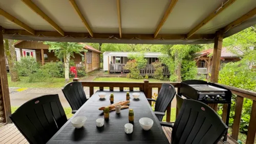 Accommodation - Mobile Home Super Mercure Riviera Premium Air-Conditioned 2 Bedrooms - image n°7 - Camping les Actinidias