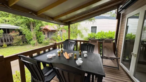 Accommodation - Mobile Home Super Mercure Riviera Premium Air-Conditioned 2 Bedrooms - image n°10 - Camping les Actinidias