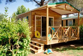 Mietunterkunft - Mobilheim Habana Top Presta  - 24 M²- 2 Schlafzimmer + Clim - Clico Chic - Camping Château de Boisson