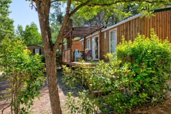 Mietunterkunft - Mobilheim Sun Top Presta - 27 M² - 2 Schlafzimmer - Clico Chic - Camping Château de Boisson