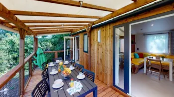 Mietunterkunft - Mobilheim Kids Top Presta - 40 M² - 3 Schlafzimmer - Clico Chic - Camping Château de Boisson