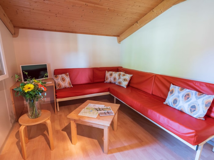 Chalet Bois Confort + 35M² Avec Terrasse - 2 Chambres