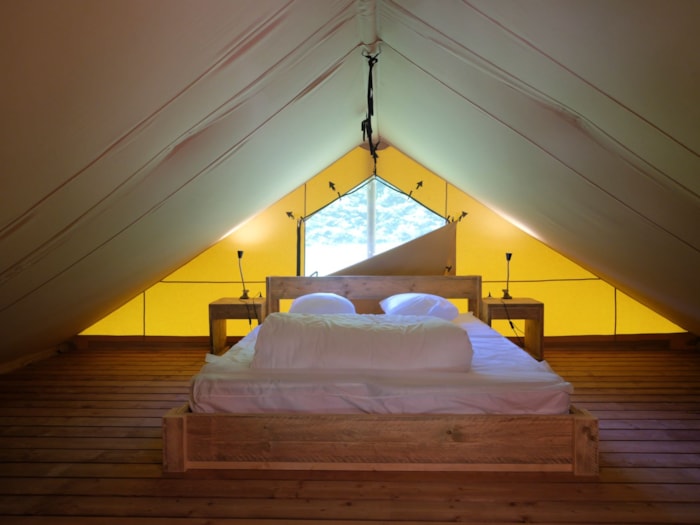 Tente Lodge Safari + 61 M² Avec Terrasse - 2 Chambres