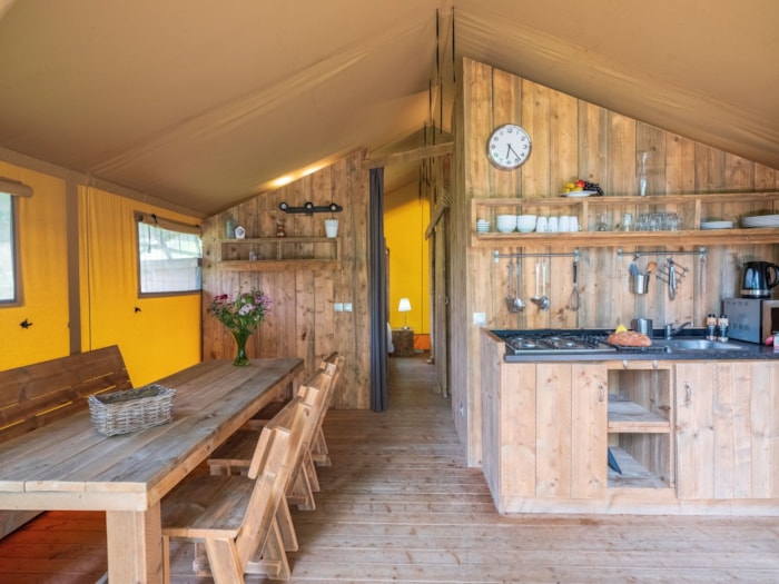 Tente Lodge Safari + 50 M² Avec Terrasse - 2 Chambres