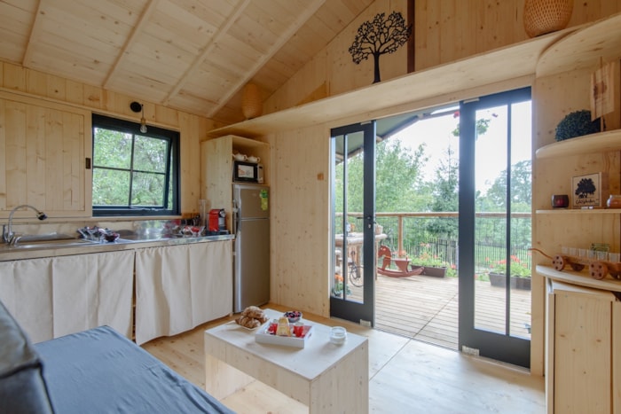 Chalet Bois Confort + 40M² Avec Terrasse - 2 Chambres