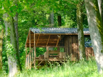 Mietunterkunft - Hütte Bois Confort + 40M² Mit Terrasse - 2 Zimmer - Camping du Buisson