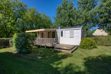 Location - Mobil-Home Confort 32,50M² (3 Chambres) + Terrasse 19M² + Tv - Flower Camping Le Tiradou