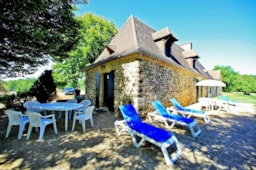 Alojamiento - Lodge 200M² | 4 Bedrooms | 2 Bathrooms | Tv | Non-Covered Terrace - - Homair-Marvilla - Camping Saint Avit Loisirs