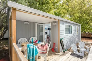Mietunterkunft - Comfort Xl | 29M² | A/C | 2 Bedrooms | Built-In Terrace - - Camping Marvilla Parks  - Camping Saint Avit Loisirs