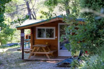 Mietunterkunft - Cabane Tilleul - 30 M² - Camping L'Orée de Provence (Sites & Paysages)