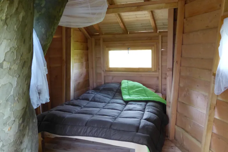 Cabane Perchée Dans Les Arbres