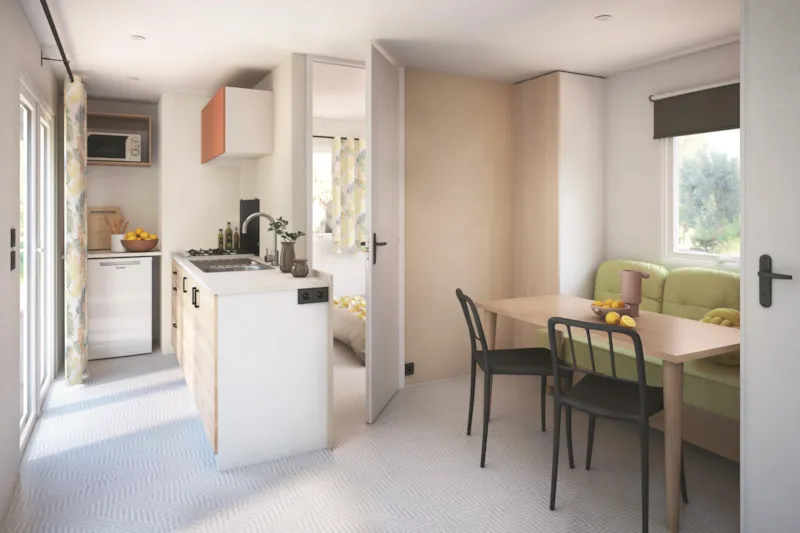 Mobil Home Prestige - 2 Chambres Tout Confort Climatisée - Tv