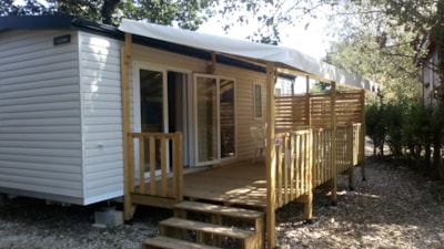 PRESTIGE mobile home - 3 bedrooms - air-conditioned - TV - large covered terrace — 2