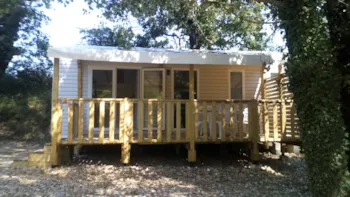 Mietunterkunft - Mobilheim Prestige - 3 Zimmer Mit Allem Komfort - Klimatisiert - Tv - Große Überdachte Terrasse - Camping Universal