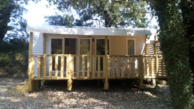 PRESTIGE mobile home - 3 bedrooms - air-conditioned - TV - large covered terrace — 1