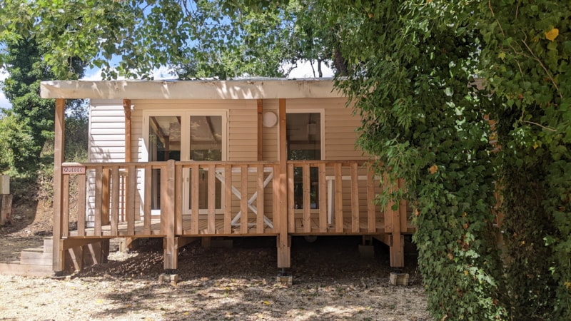 Stacaravan PRESTIGE - 2 slaapkamers met airconditioning - TV-