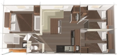 Mobile-home PRESTA + 32m² - 3 bedrooms — 7