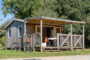 Mietunterkunft - Cabane Tithome 19M² - 2 Chambres - Camping Les Alizés