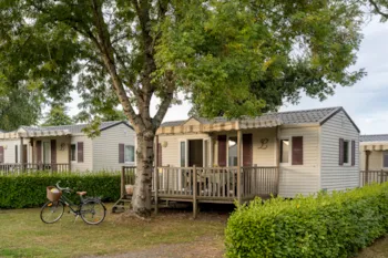 Mietunterkunft - Mobilheim Confort 30M² - 2 Zimmer - Camping Les Alizés