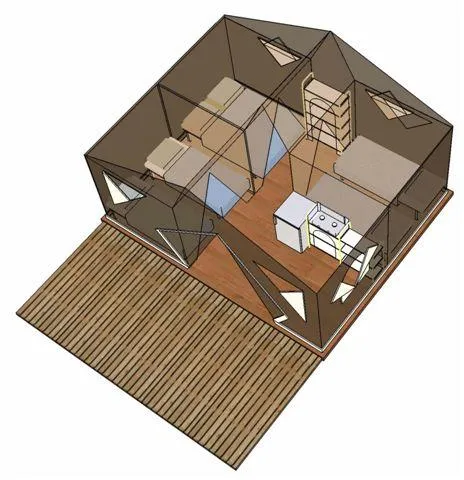 Accommodation - Tent Canada - image n°6 - Camping Champ Tillet