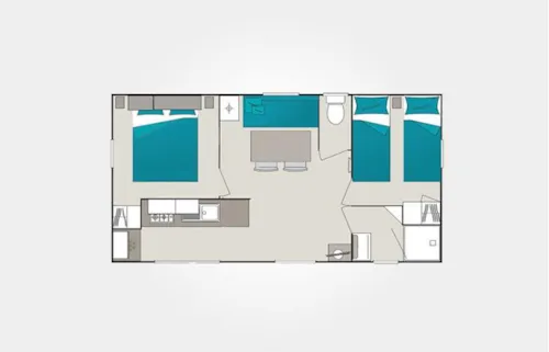 Accommodation - Mobile Home Comfort - image n°8 - Camping Champ Tillet