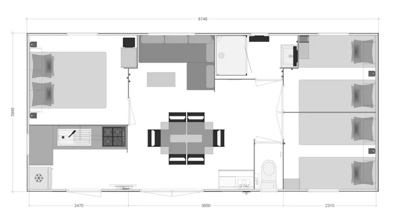 Mobilhome Bahia Trio