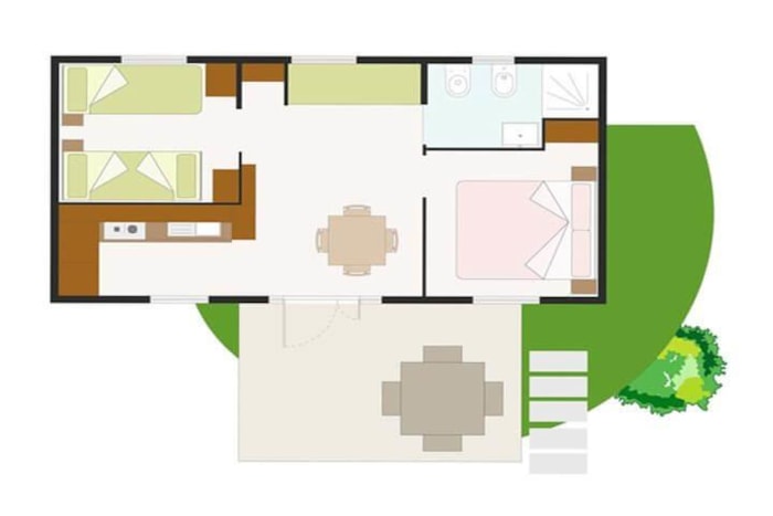Mobilhome Adria X-Line - 30M² - 2 Chambres