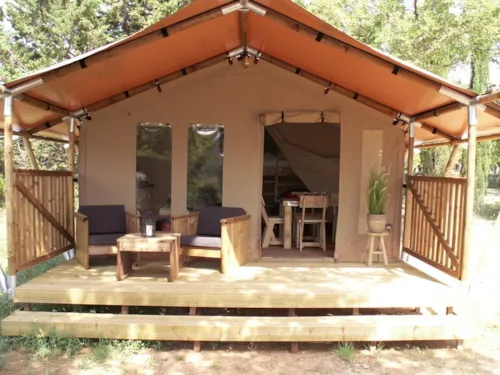 Accommodation - Tente Lodge Yala - image n°6 - Camping Les Silhols