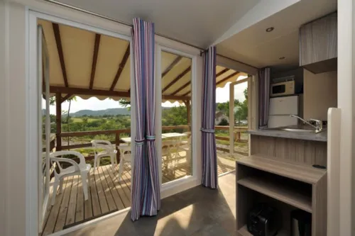 Location - Mobil-Home 3 Chambres Riviera  Climatisé 32M² - image n°7 - Camping Chadeyron