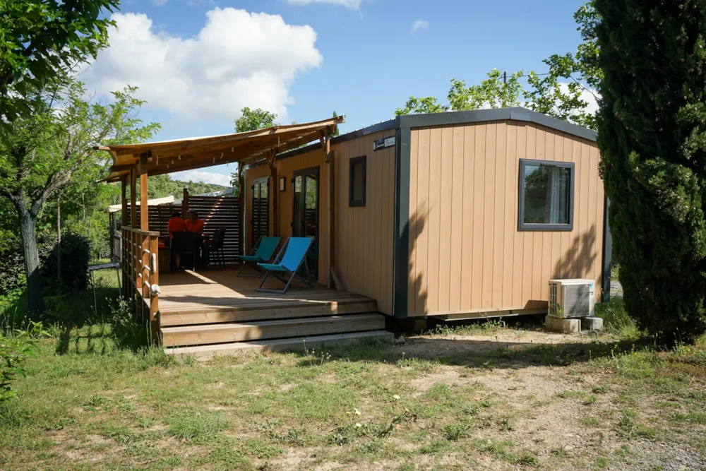 Accommodation - Louisiane 2 Bedroom Mobile Home For 4 People With Air Conditioning 2023 - Camping Chadeyron