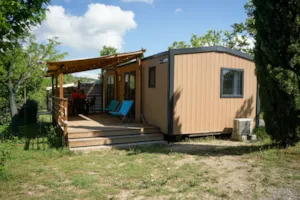 Locatif - Mobilhome Louisiane 2 chambres 4 personnes climatisé 2023 - Camping Chadeyron