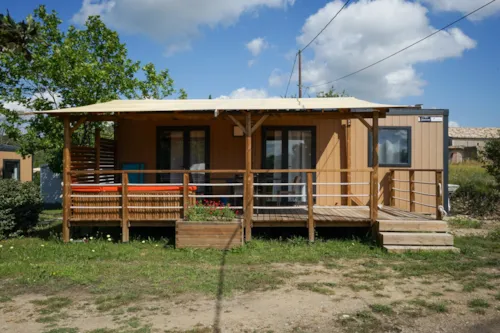 Mietunterkunft - Klimatisiertes Mobilheim Louisiane 2023 - 3 Schlafzimmer - 6 Personen - image n°2 - Camping Chadeyron