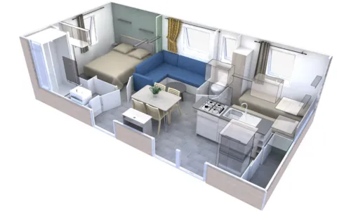 Accommodation - Mobil-Home Premium - image n°8 - Camping de la Claysse