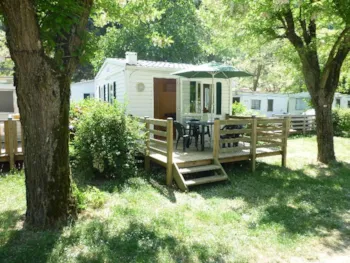 Mietunterkunft - Mobilheim   Terrasse 17M² - 1 Zimmer - LA BOHEME Camping Hôtel